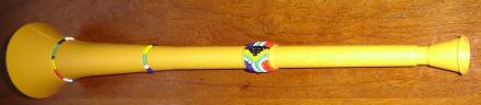 Vuvuzela - Beaded SA Flag